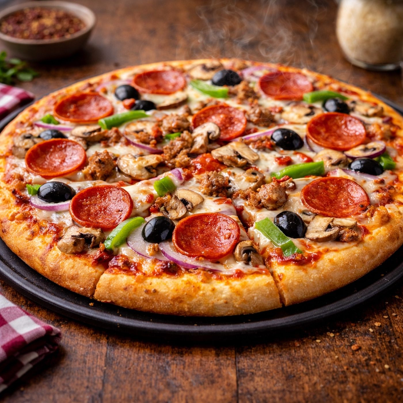 The Loaded Legends Pizza.