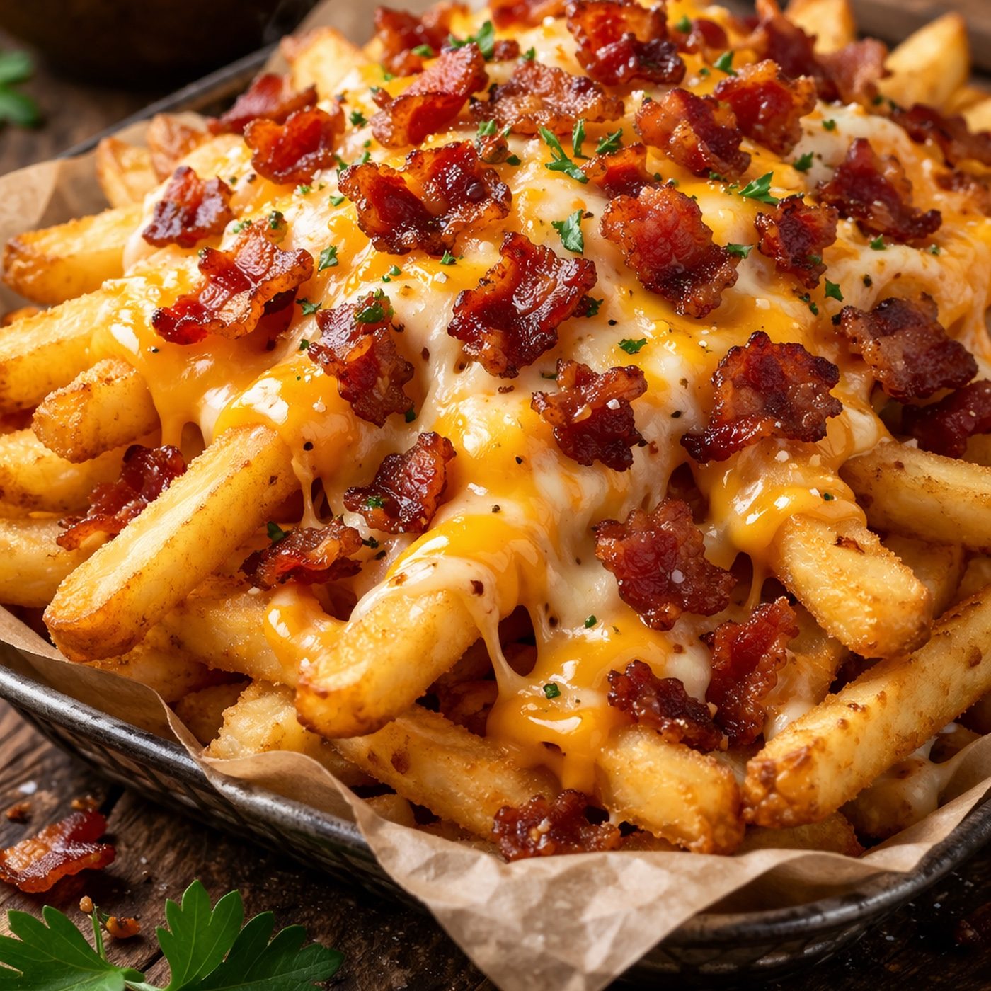 Bacon Loaded Fries.