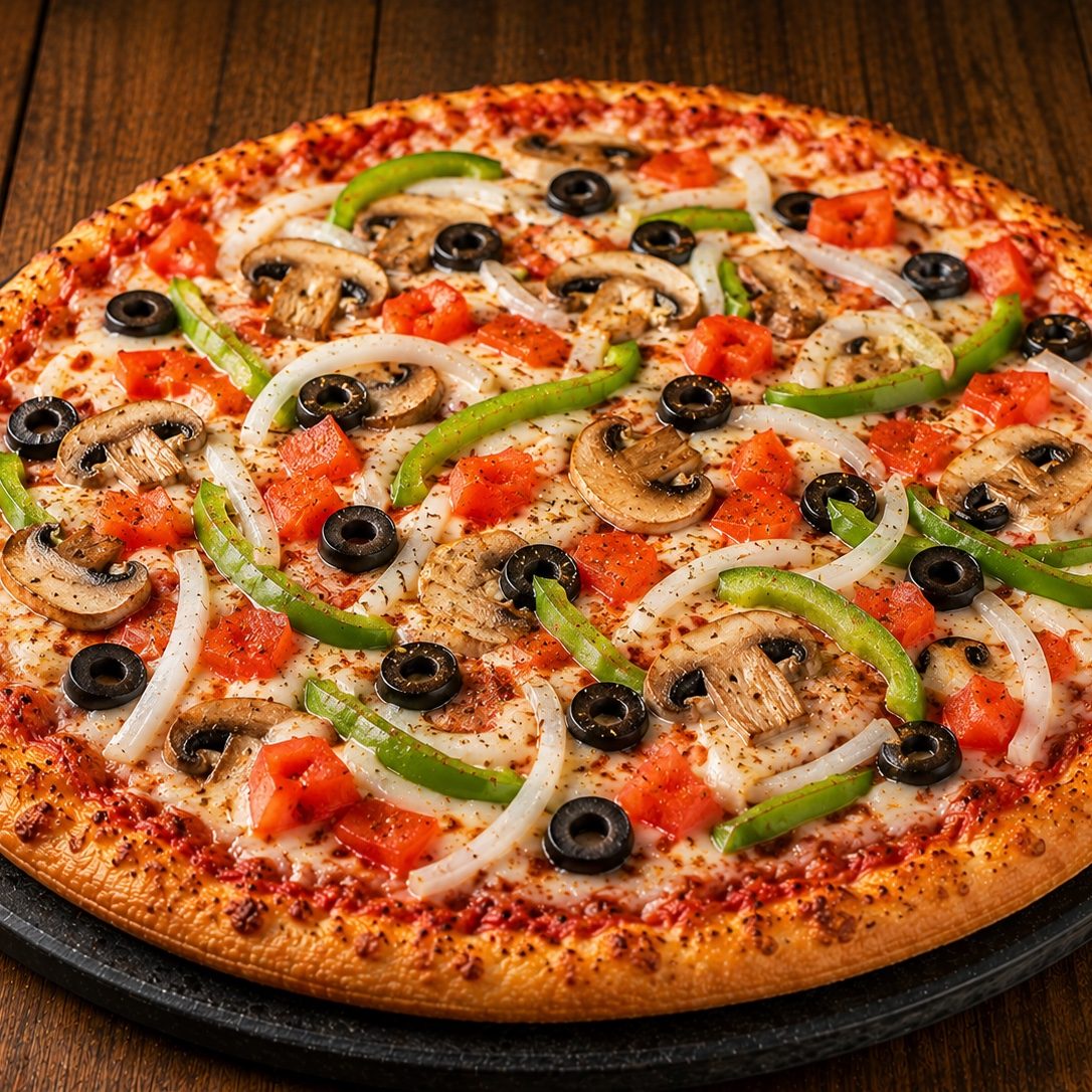 Garden Glow Pizza.