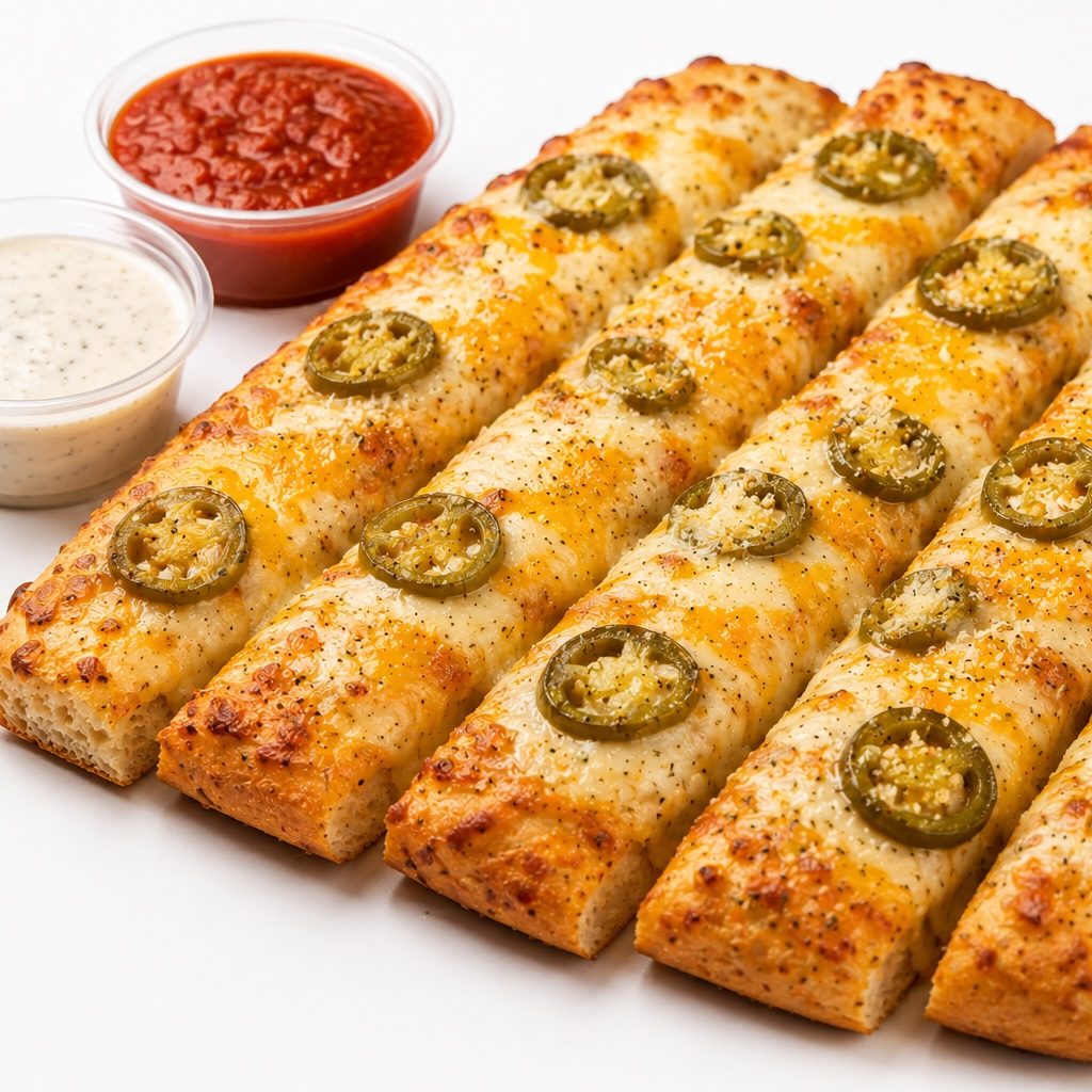 Jalapeño Cheese Breadsticks.