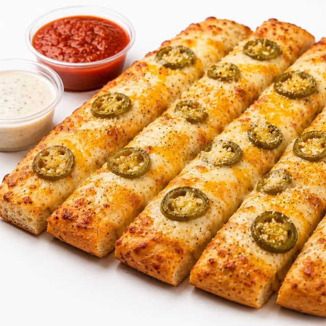 Jalapeño Cheese Breadsticks.