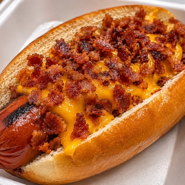 Crispy Bacon Dog.