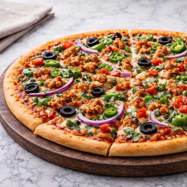 Chicken Tikka Masala Pizza.