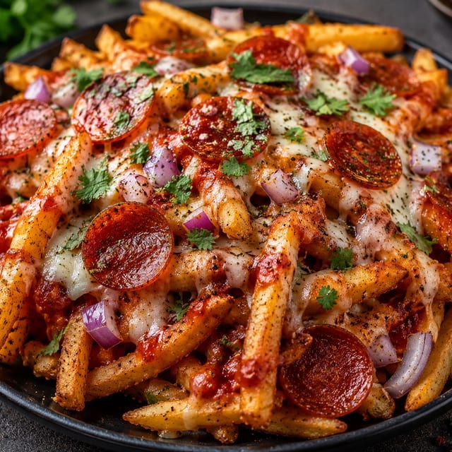 Fusion Pizza Fries.