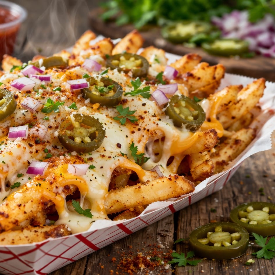 Bombay Loaded Fries.