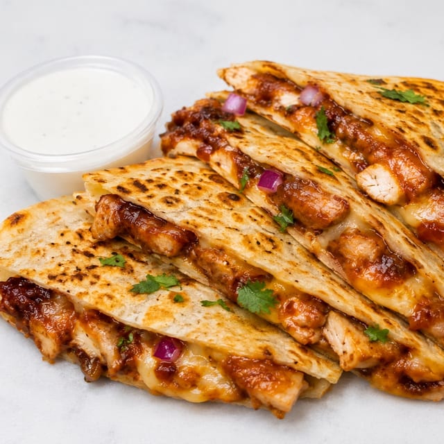 BBQ Chicken Quesadilla.