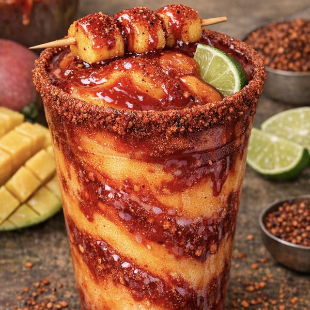 Spicy Mango Madness Slushie.