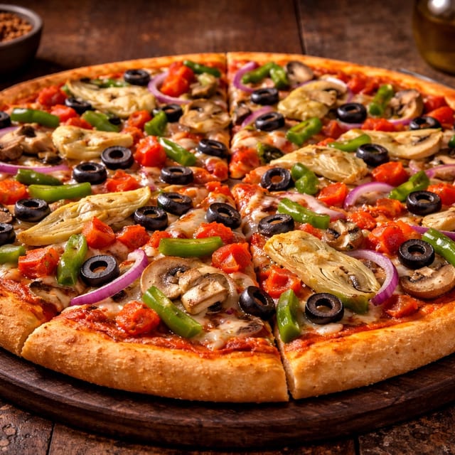 Vegetarian Pizza.