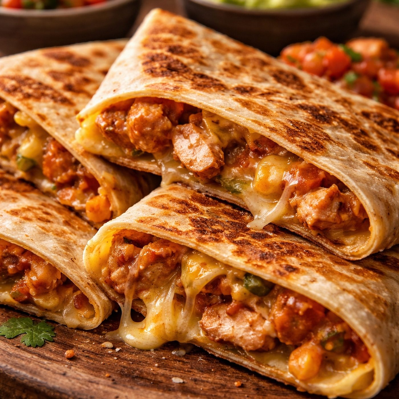 Chicken Quesadilla.